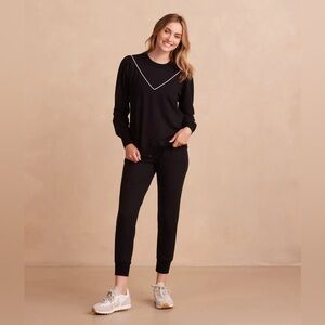 SUMMERSALT The Softest French Terry Jogger Black Size Large